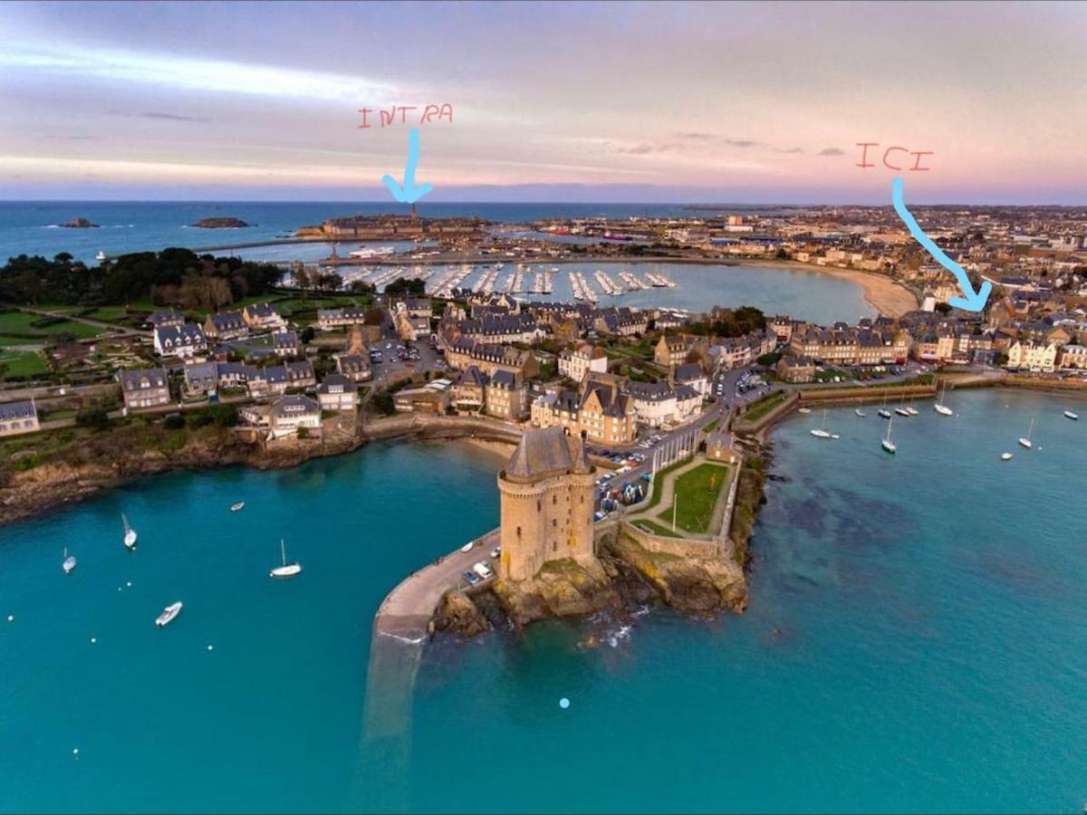 3 Pieces A 50 Metres Du Bord De Mer Saint-Malo Buitenkant foto
